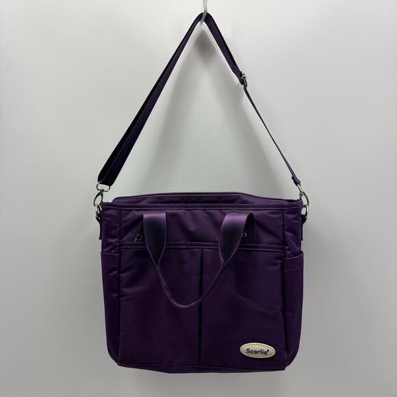 Scorlia Insulated Lunch Tote Cooler Bag in Purple - Picture 4 of 10